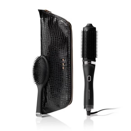 GHD DUET BLOWDRY HAIR DRYER BRUSH GIFT SET IN BLACK