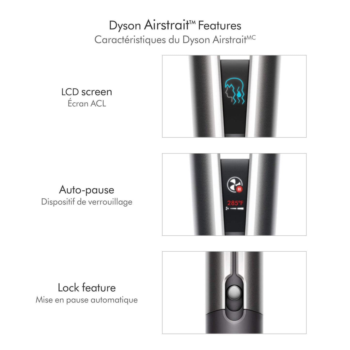 DYSON AIRSTRAIT™ STRAIGHTENER BRIGHT NICKEL/RICH COPPER