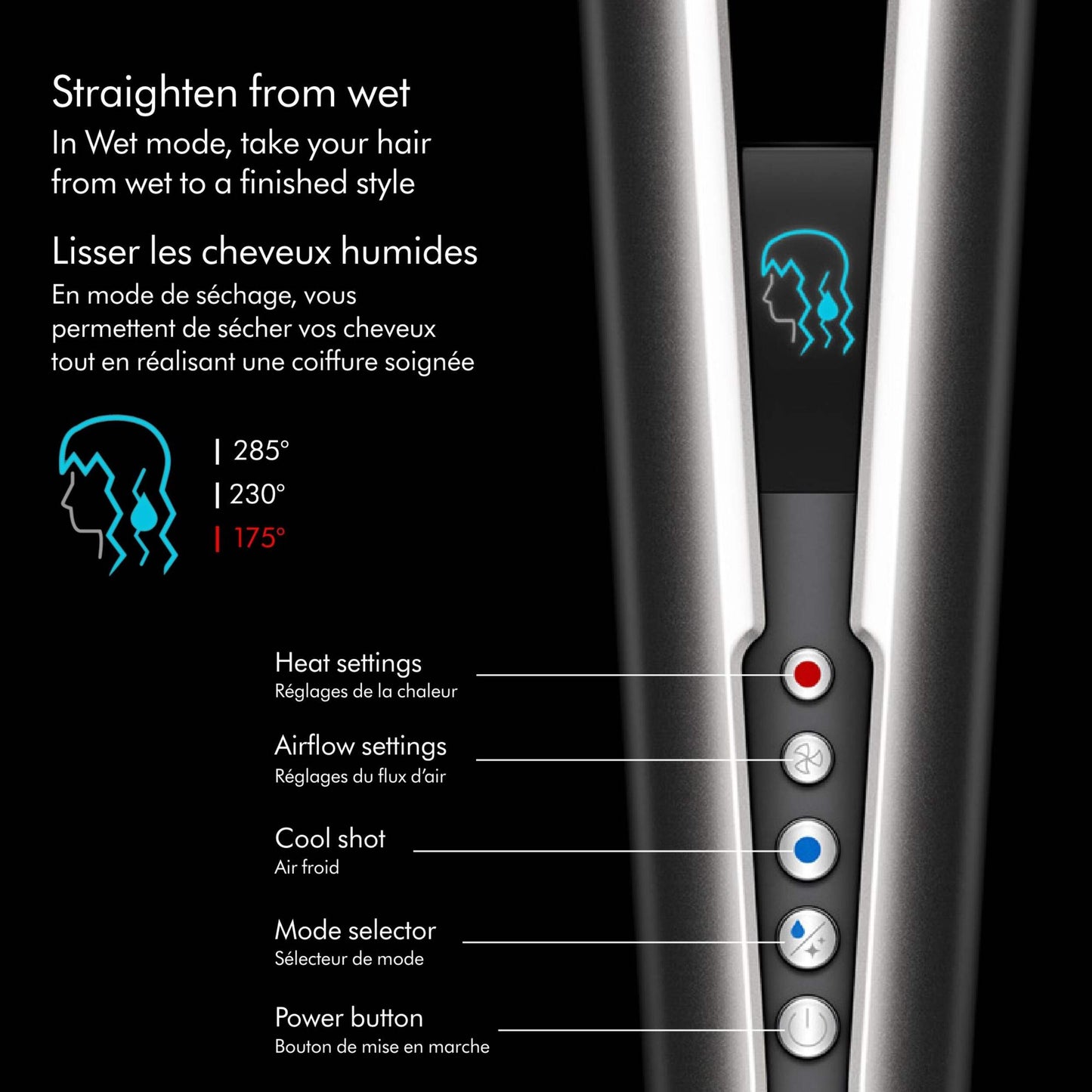 DYSON AIRSTRAIT™ STRAIGHTENER IN CERAMIC PINK