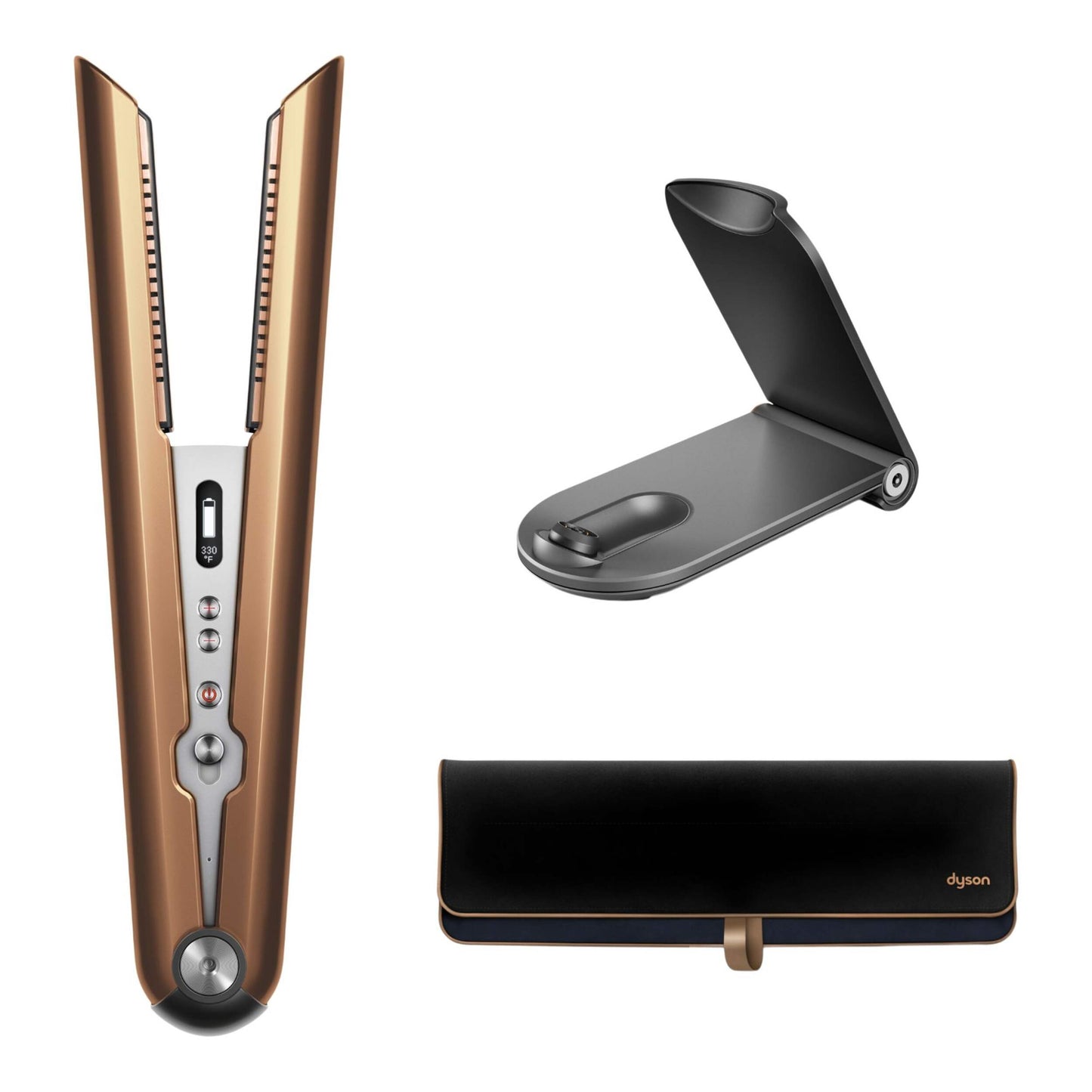 DYSON CORRALE HAIR STRAIGHTENER IN COPPER/NICKEL