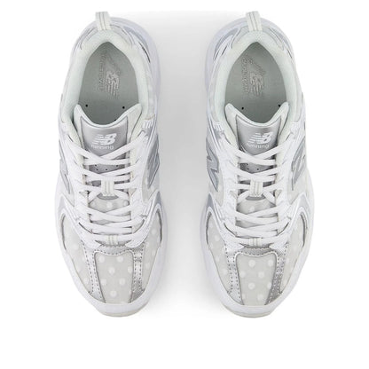 New Balance 530 Silver Metallic Polka Dots