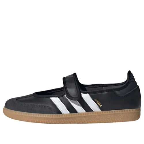 Adidas Samba Jane Black & White Gum Sole Sneakers