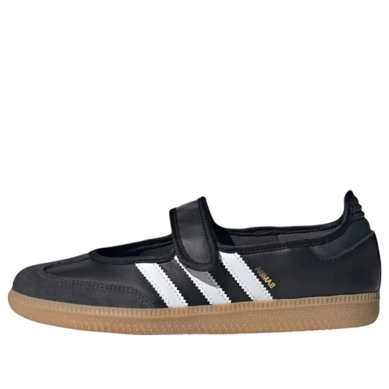 Adidas Samba Jane Black & White Gum Sole Sneakers