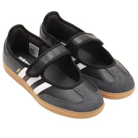 Adidas Samba Jane Black & White Gum Sole Sneakers