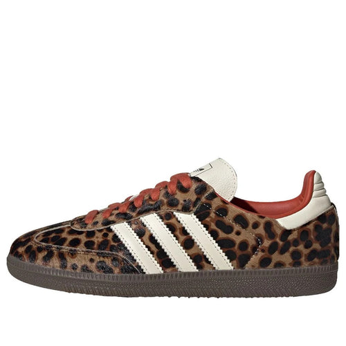 Adidas Samba OG Women's Sneakers – Red Leopard Print