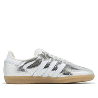 adidas Samba OG Silver Metallic Cracked Leather